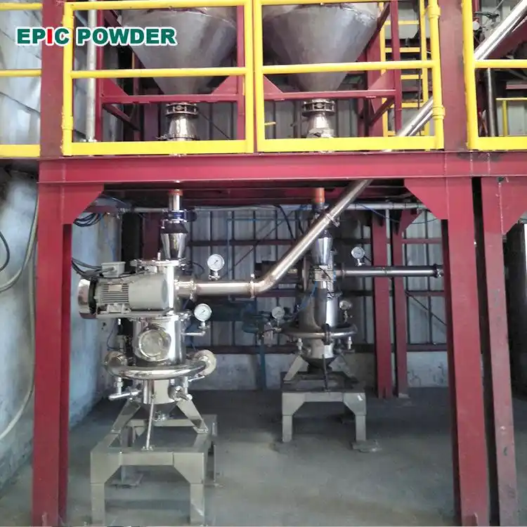 Струйная мельница на площадке 02