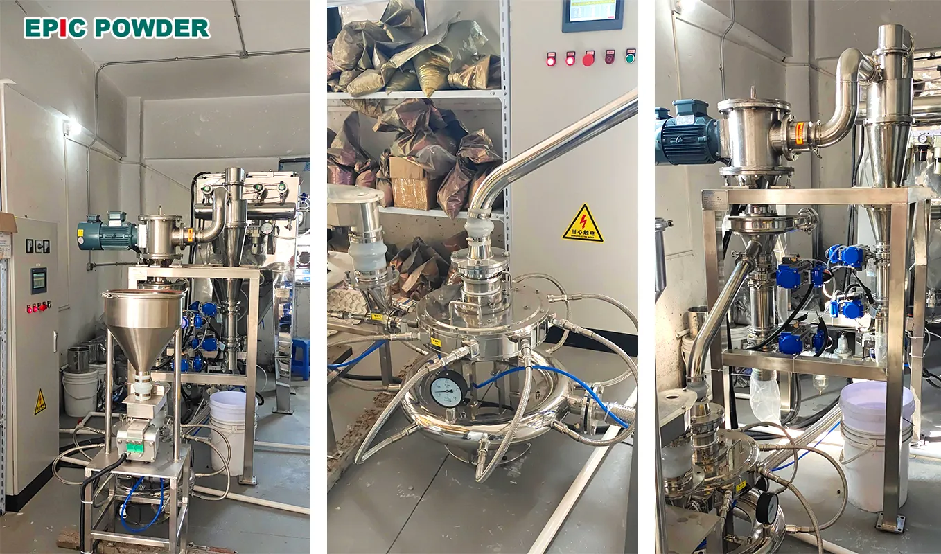 Broyeur à jet d'air à disque plat MQP06