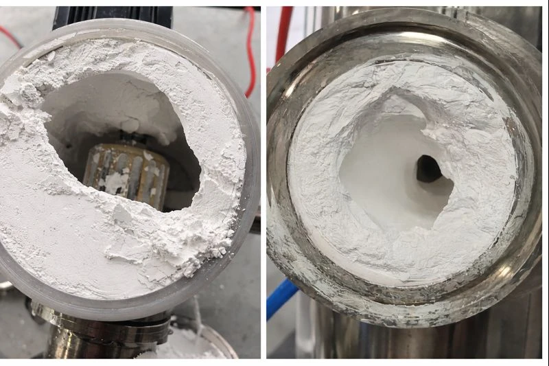 acumulación de material