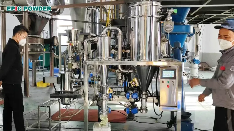 Blowing-Agent-Jet-Milling