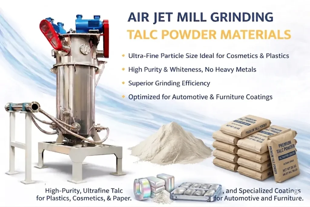 Talc-jet-mill